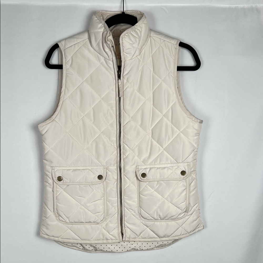 Altar'd State Ivory Quilted Vest
